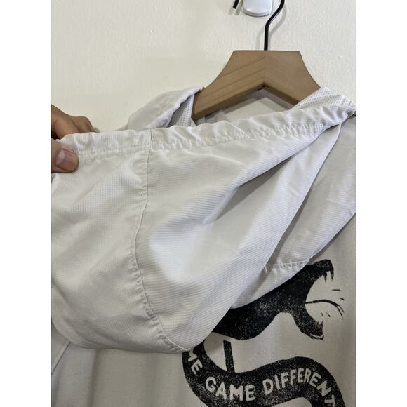 Under Armour Project Rock Hoodie L Bull Snake Street Skater Terry Gym Workout - Picture 15 of 16